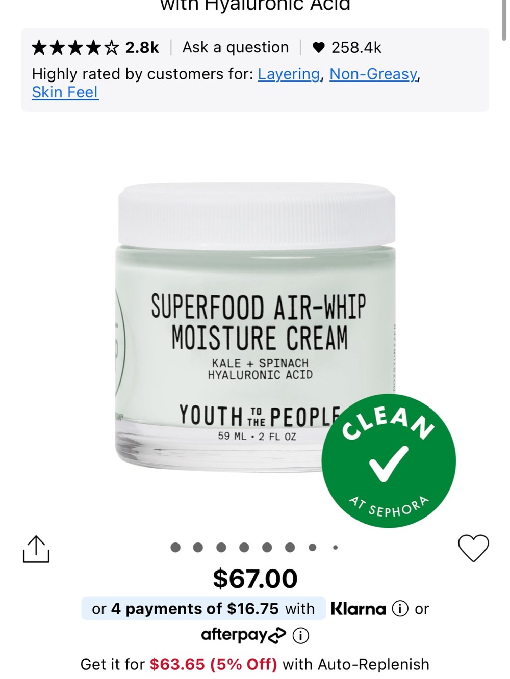 Never used Youth to the People Superfood Air-Whip Moisturizer and mini cleanser